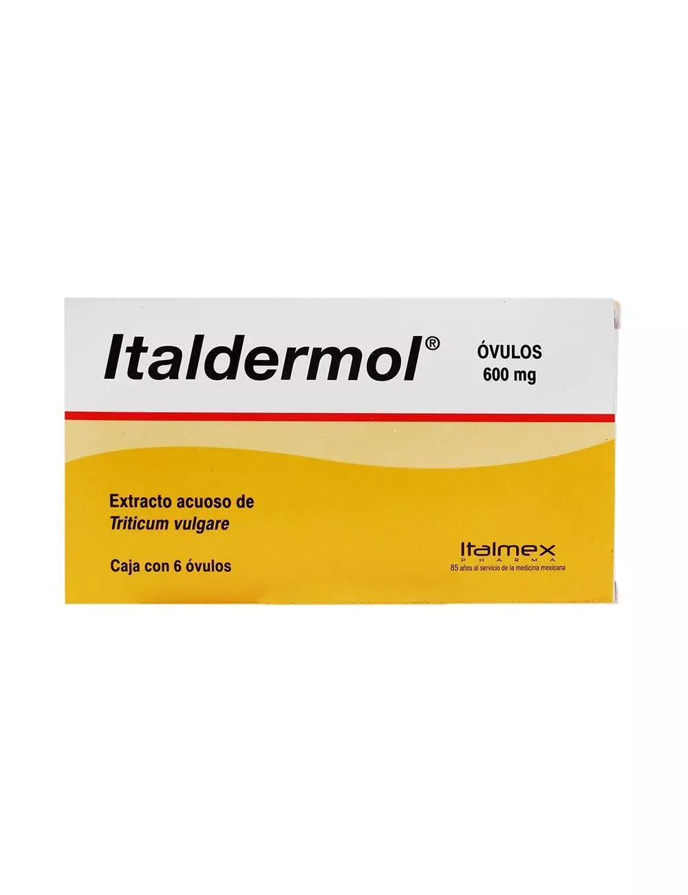 Italdermol 600 mg Caja Con 6 Óvulos