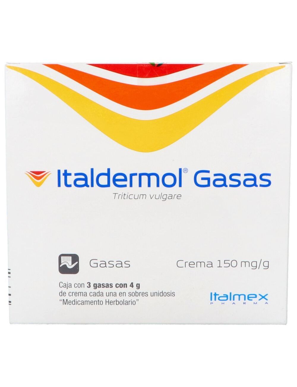 Italdermol Caja Con 3 Gasas Con 4 g De Crema Cada Uno