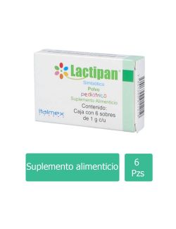 Lactipan Simbiótico Polvo Pediátrico Caja Con 6 Sobres