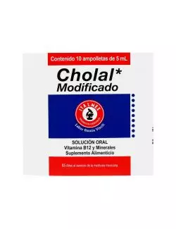 Cholal Modificado Caja Con 10 Ampolletas De 5 mL