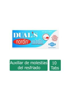 Dual´s Nordin Adulto Caja Con 10 Tabletas