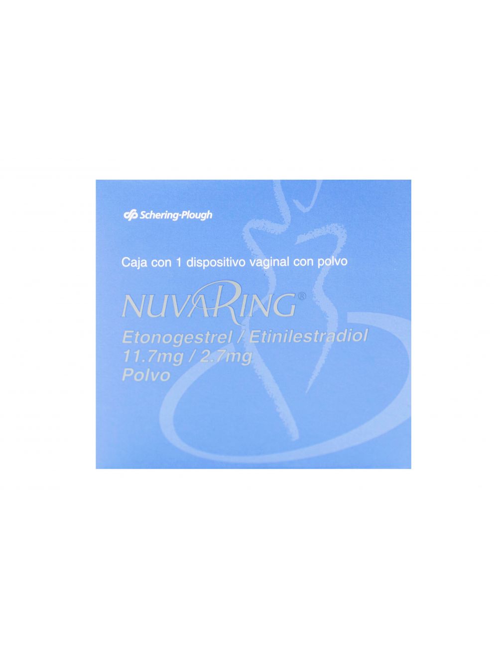 Nuvaring 11,7 / 2.7 mg Caja Con 1 Dispositivo Vaginal Con Polvo RX3