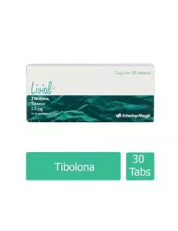 Livial® 2.5 mg - 30 Tabletas | Tibolona | Schering-Plough