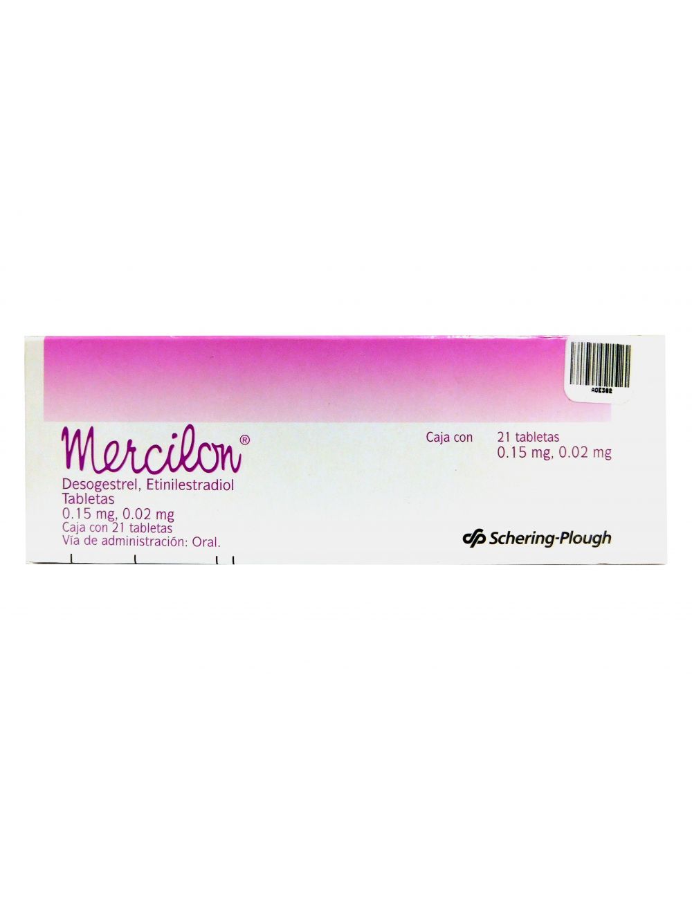 Mercilon 0.15 / 0.02 mg Caja Con 21 Tabletas