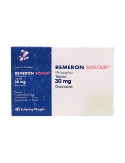 Remeron Soltab 30 mg Caja Con 30 Tabletas