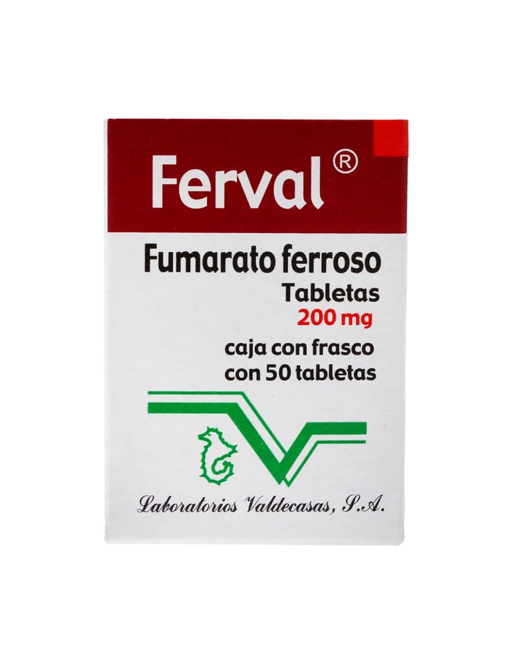 Ferval 200 mg Caja Con Frasco Con 50 Tabletas