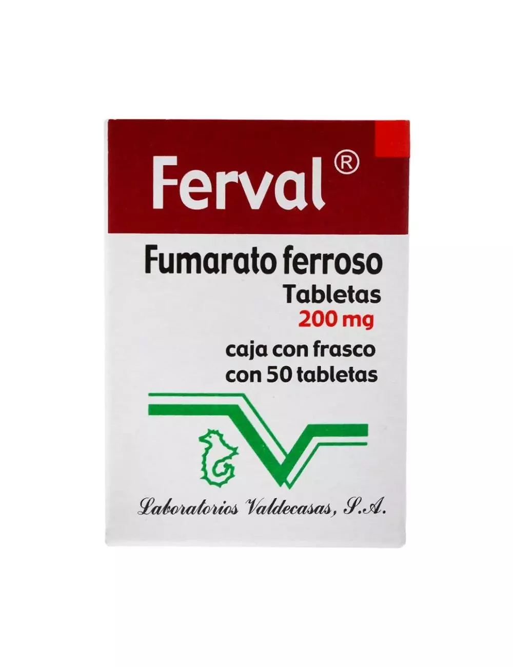 Ferval 200 mg Caja Con Frasco Con 50 Tabletas