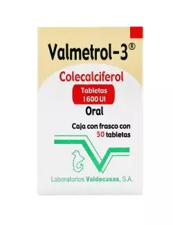 Valmetrol-3 1600 UI Caja Con Frasco Con 50 Tabletas