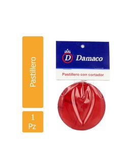 Pastillero Damaco Empaque Con Frasco Con Cortador