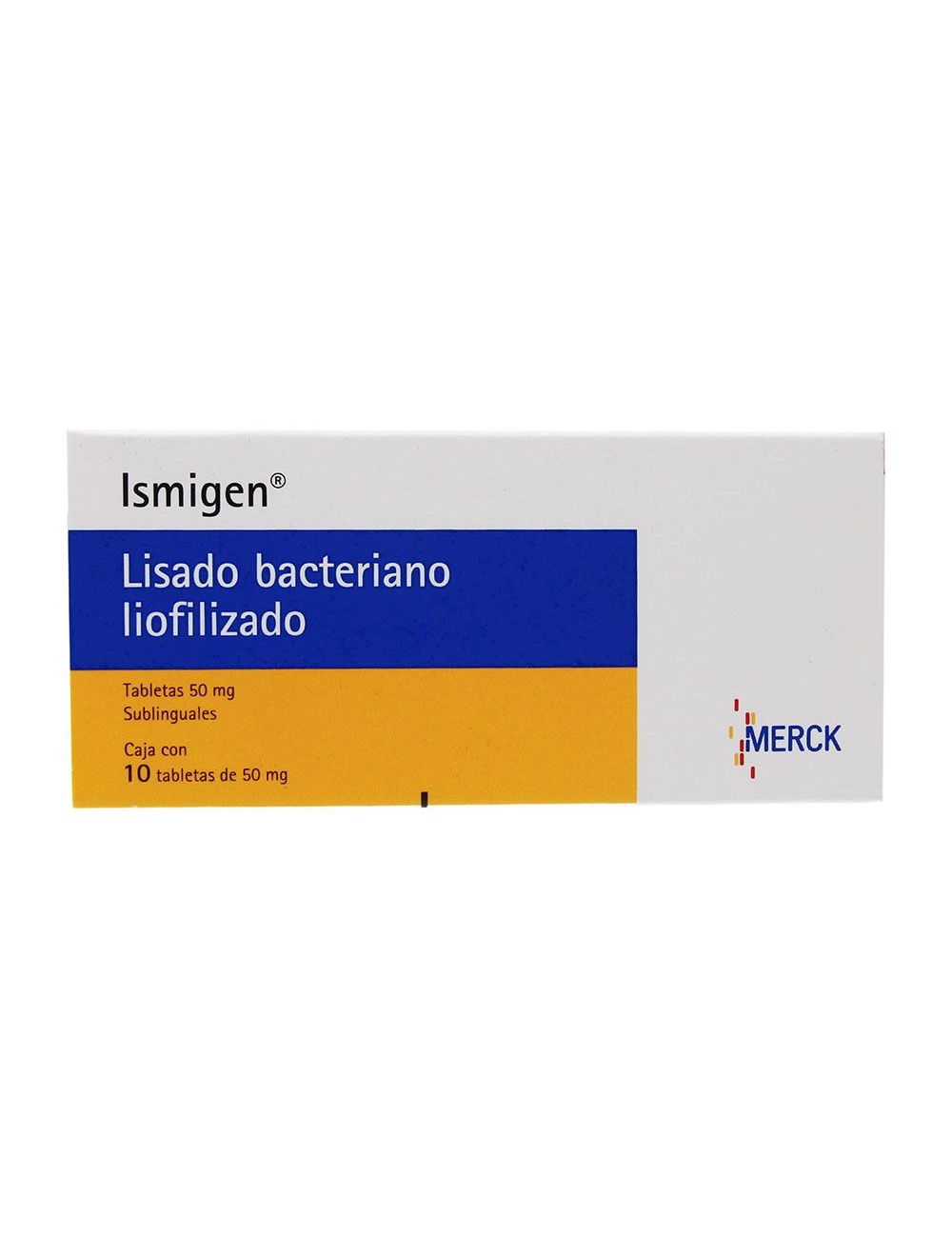 Ismigen 50 mg Caja Con 10 Tabletas