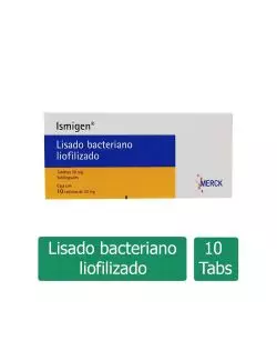 Ismigen® 50 mg (Lisado Bacteriano Liofilizado) - 10 tabletas - Merck