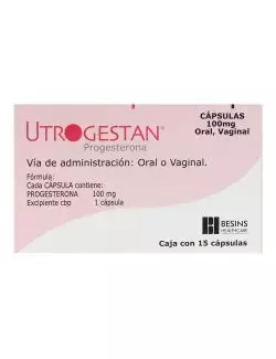 Utrogestan 100 mg Caja Con 15 Cápsulas