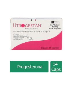 Utrogestan 200 mg Caja Con 14 Cápsulas SDT
