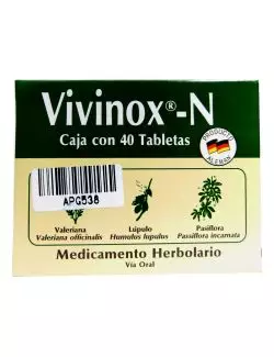 Vivinox-N Caja Con 40 Tabletas