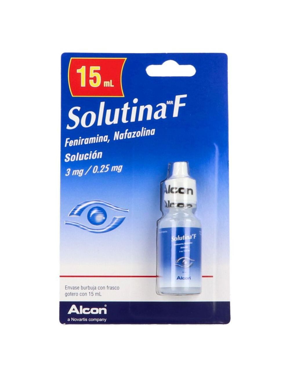 SOLUTINA F 0.3000 G / 0.016 G FRASCO GOTERO CON 15 ML