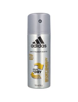 Antitranspirante Adidas Sport Energy Para Hombre Aerosol Envase Con 150 mL