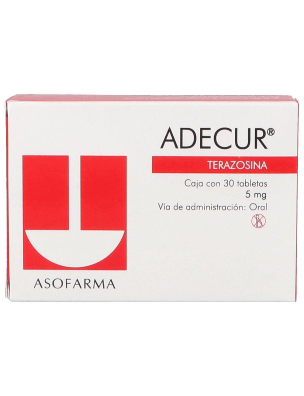 Adecur 5 mg Caja Con 30 Tabletas