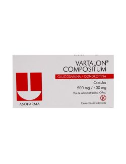 Vartalon Compositum 500 +400 mg Caja Con 60 Cápsulas