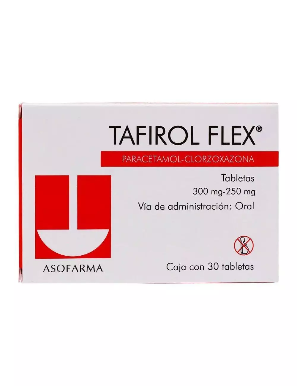 Tafirol Flex 300 mg /250 mg Caja Con 30 Tabletas