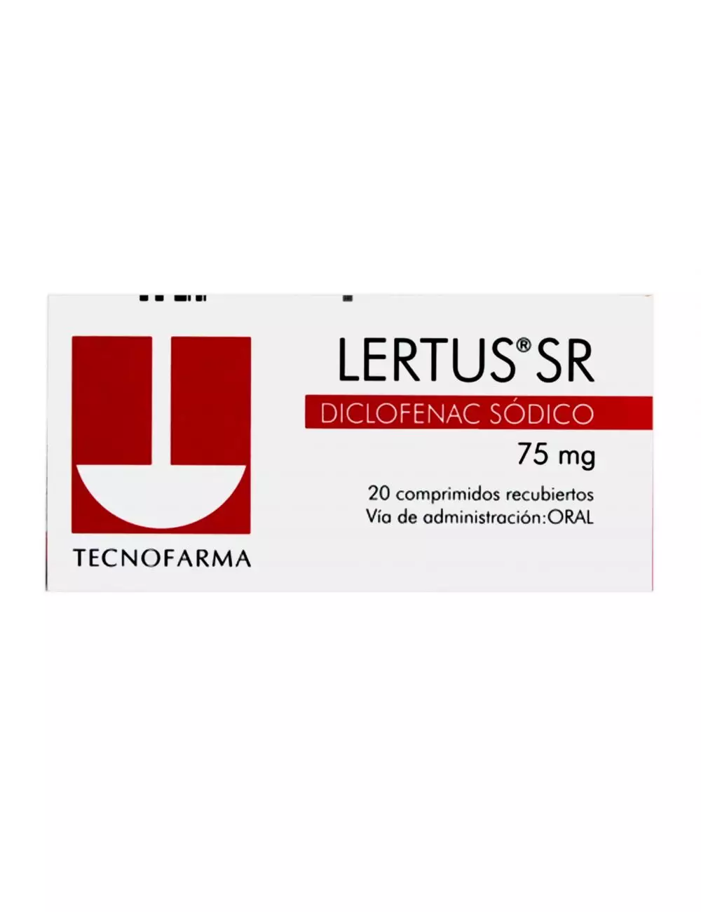 Lertus SR 75  mg Caja Con 20 Comprimidos