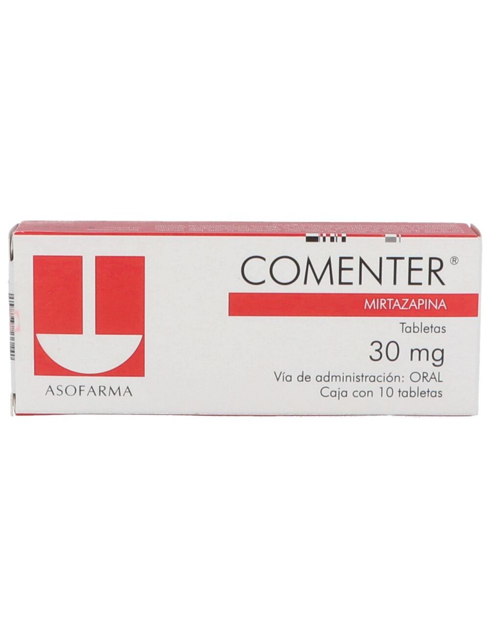 Comenter 30 mg Caja Con 10 Tabletas