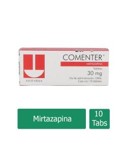 Comenter 30 mg Caja Con 10 Tabletas