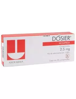 Dosier 2.5mg  Caja Con 30 Comprimidos