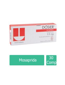 Dosier 2.5mg  Caja Con 30 Comprimidos