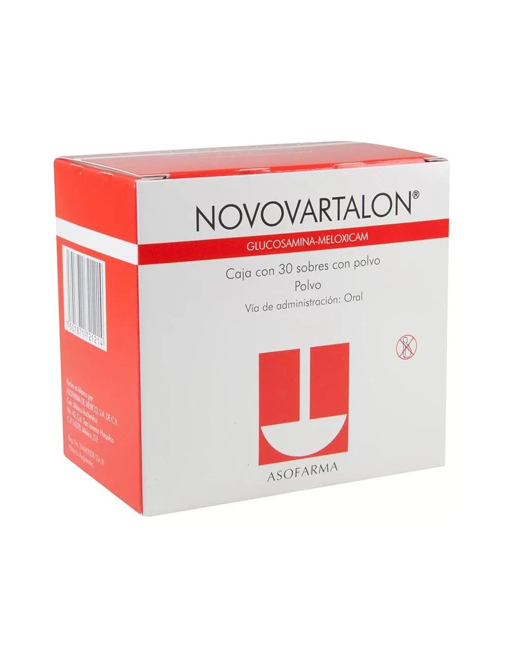 Novovartalon 1500 mg / 15 mg Caja Con 30 Sobres