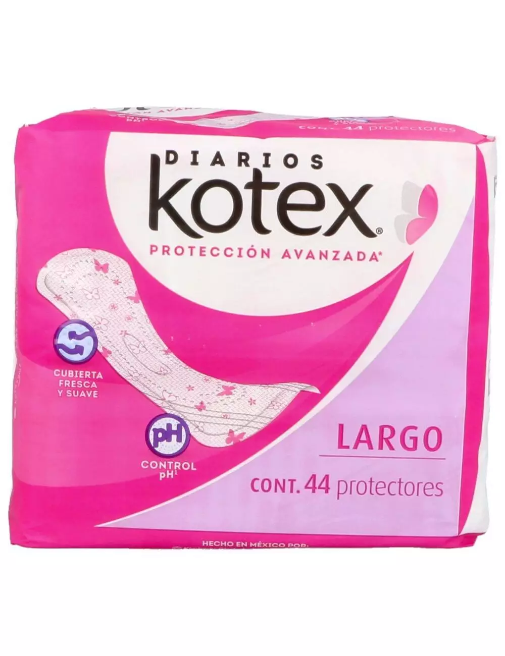 KOTEX PANTIPROTECTORES DIARIOS PAQUETE CON 44 PROTECTORES