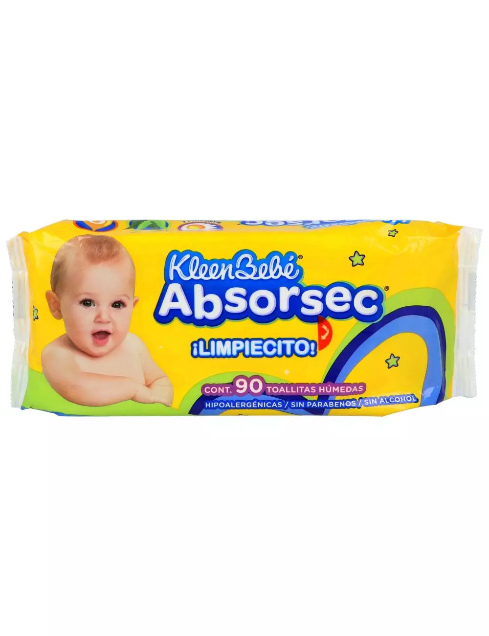 KleenBebé Absorsec 90 Toallitas Húmedas