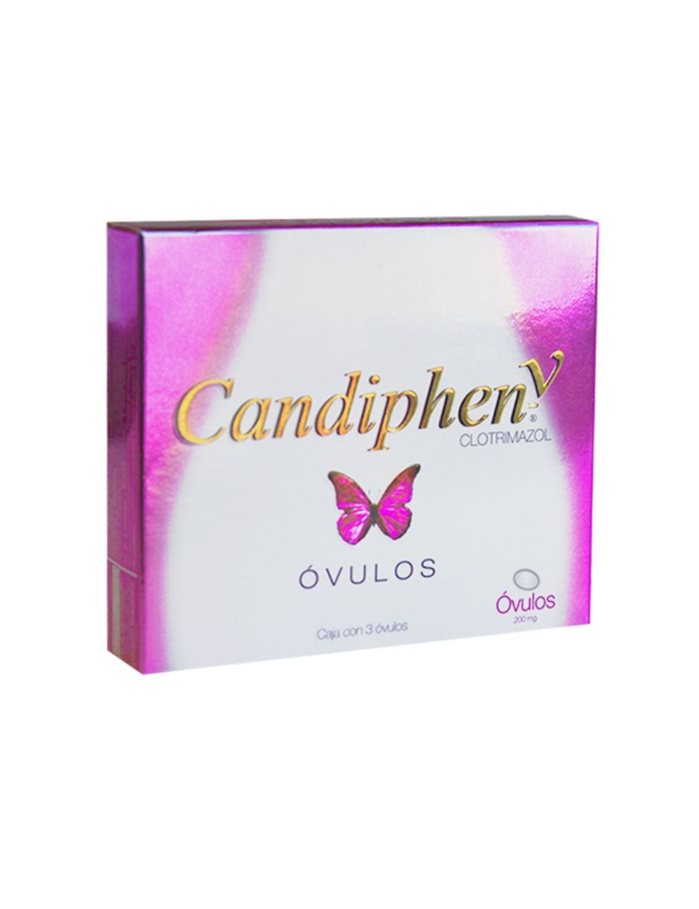 Candiphen V 200 mg Caja Con 3 Óvulos