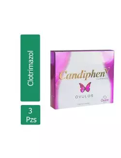 Candiphen V 200 mg Caja Con 3 Óvulos