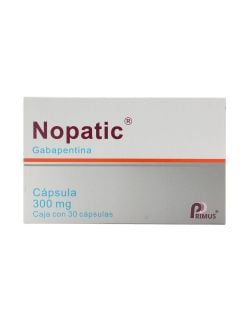 Nopatic 300 mg Caja Con 30 Cápsulas
