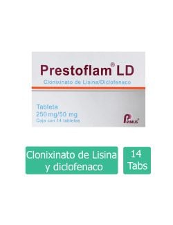 Prestoflam Ld 250 mg / 50 mg Caja Con 14 Tabletas