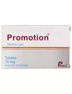 PROMOTION 15 MG CAJA CON 10 TABLETAS ANTIINFLAMATORIO