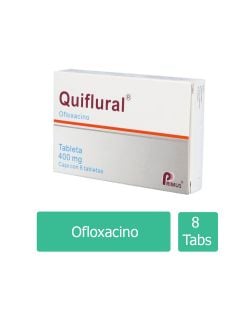 Quiflural 400 mg Caja Con 8 Tabletas -RX2