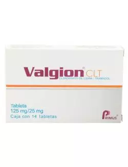 Valgion CLT 125mg/25mg Caja Con 14 Tabletas