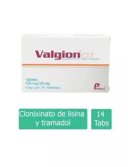 Valgion CLT 125mg/25mg Caja Con 14 Tabletas