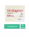 Gestageno® 100 mg - Caja con 30 Cápsulas | Progesterona | Elea
