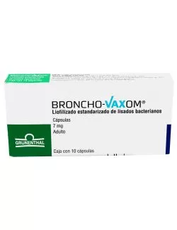 Broncho Vaxom Adulto 7 mg Caja Con 10 Cápsulas