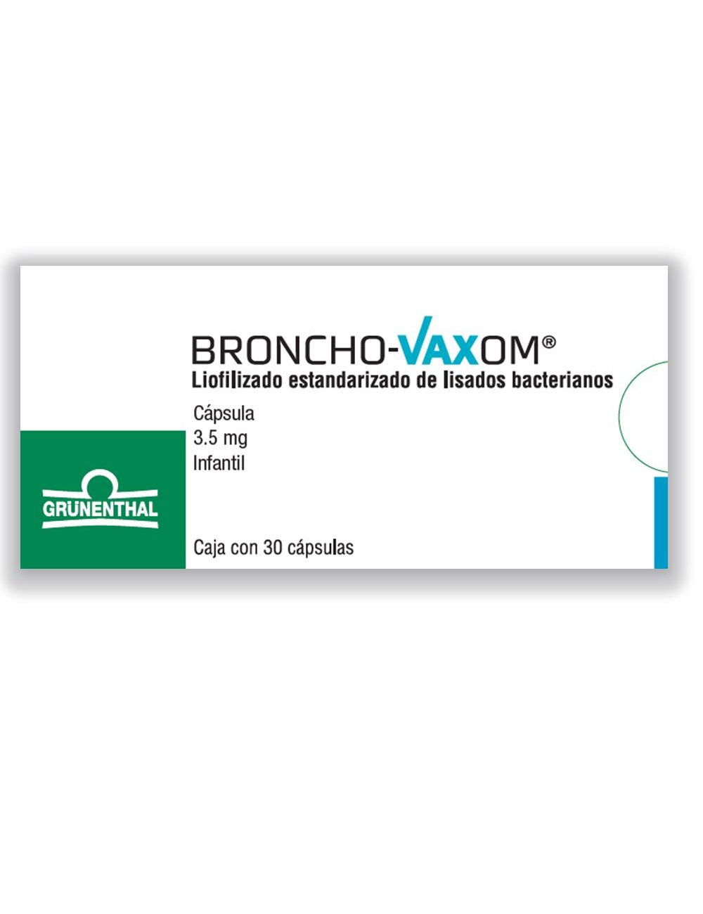 Broncho Vaxon 3.5 mg Caja con 30 Cápsulas