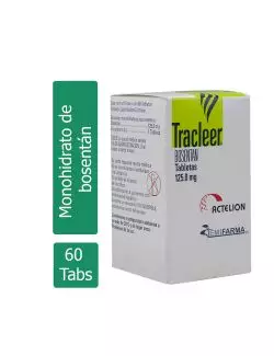 TRACLEER® 125 mg (Bosentan) - Frasco con 60 Tabletas - Actelion