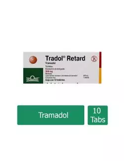 Tradol Retard 200 mg Caja Con 10 Tabletas