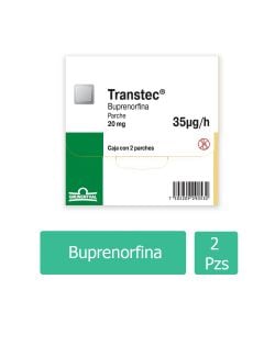 Transtec 20 mg Caja Con 2 Parches 35 Mcg/h  RX1