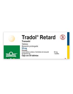 Tradol Retard 50 mg Caja Con 30 Tabletas