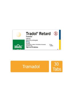 Tradol Retard 50 mg Caja Con 30 Tabletas