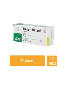 Tradol Retard 100 mg Caja con 30 Tabletas