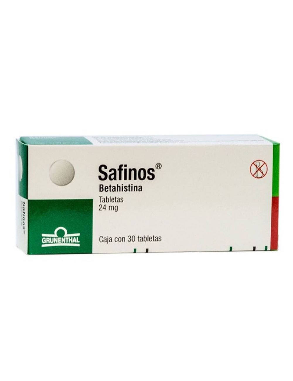 Safinos 24 mg Caja Con 30 Tabletas