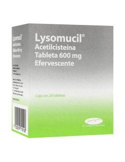 Lysomucil 600 mg Caja Con 20 Tabletas Efervescentes